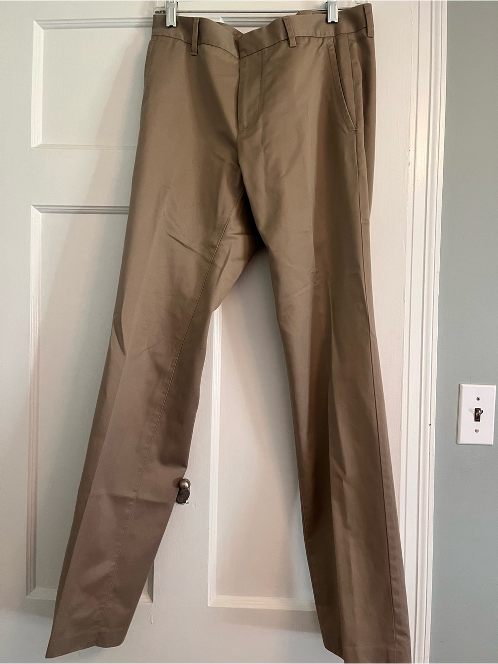 Bonobos Tan Chinos - Classic Straight-Leg Men’s Pants Slim